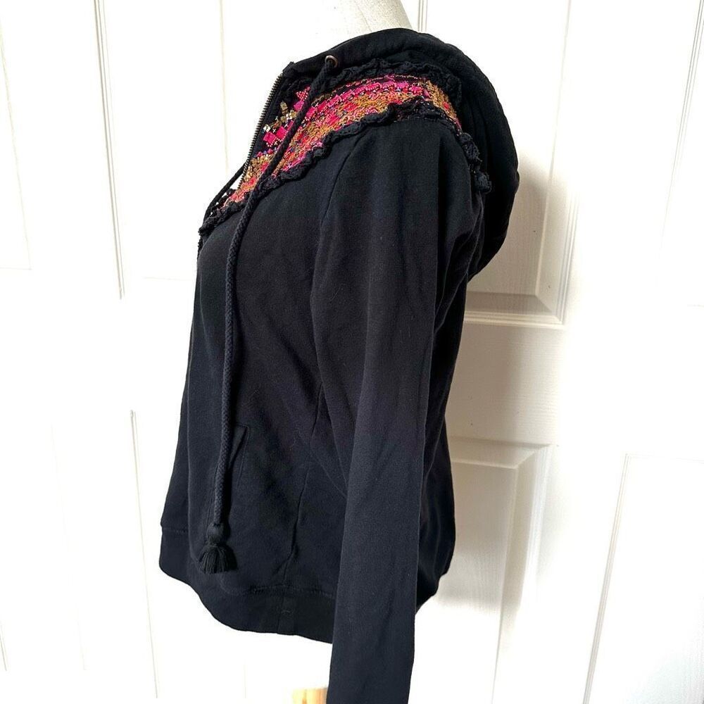 Anthropologie Akemi and Kin Embroidered Black Jacket - Picture 7 of 10